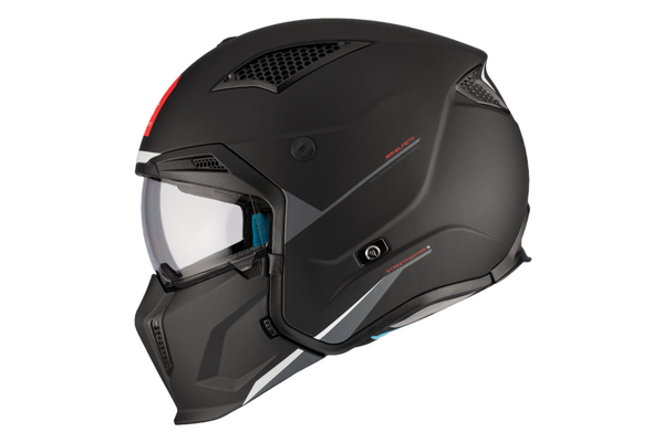 MT Streetfighter SV S 4-in-1 Helmet – Matt Black