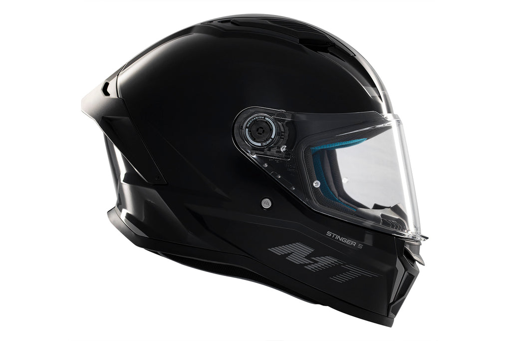 MT HELMETS STINGER 2 SOLID A11 GLOSS BLACK FULL FACE HELMET