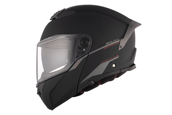 atom mt helmet MT Atom 2 SV Matt Black Modular Helmet – ECE 22.06 Certified