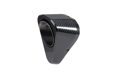 Replacement Gloss Carbon Fiber Endcap for Penta-Carbon Exhaust
