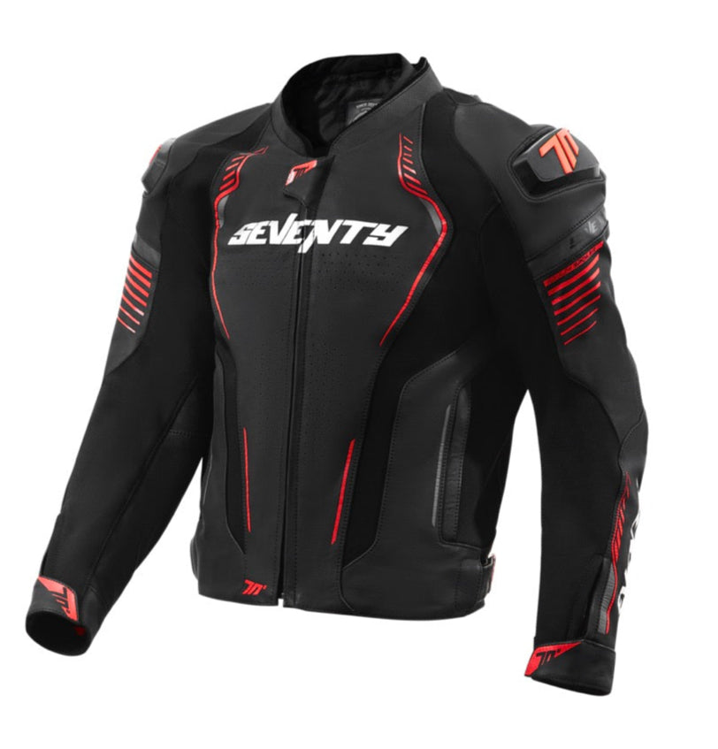 SD-JL24 Spoiler Leather Motorcycle Jacket – AA Certified | Seventy