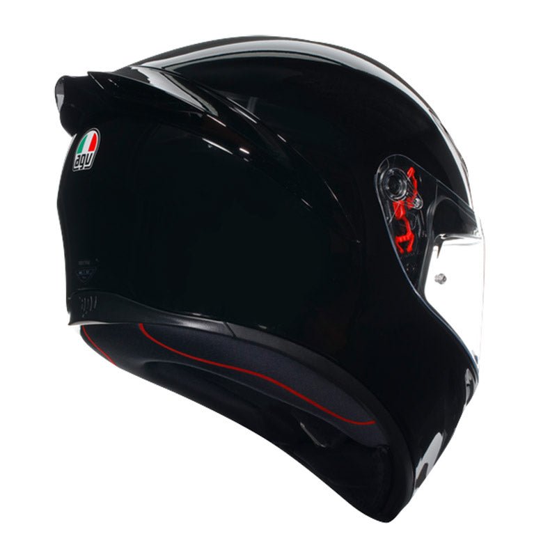 AGV K1 S Black Helmet – High-Performance Full-Face Helmet with