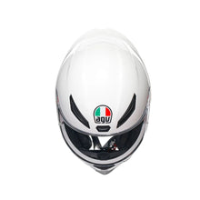 Load image into Gallery viewer, AGV من أي جي في K1 S WHITE - FULL FACE HELMET E2206 خوذة كي 1 اس أبيض لامع - BOOST BOX PERFORMANCE AGV2118394001028004