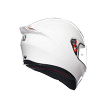 Load image into Gallery viewer, AGV من أي جي في K1 S WHITE - FULL FACE HELMET E2206 خوذة كي 1 اس أبيض لامع - BOOST BOX PERFORMANCE AGV2118394001028004