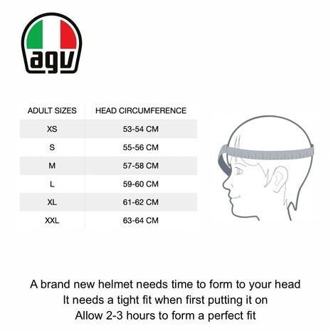 AGV من أي جي في K1 S WHITE - FULL FACE HELMET E2206 خوذة كي 1 اس أبيض لامع - BOOST BOX PERFORMANCE AGV2118394001028004