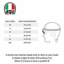 Load image into Gallery viewer, AGV من أي جي في K1 S WHITE - FULL FACE HELMET E2206 خوذة كي 1 اس أبيض لامع - BOOST BOX PERFORMANCE AGV2118394001028004