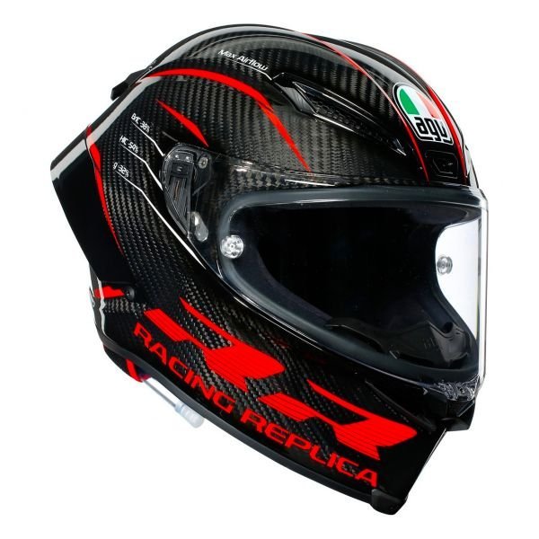 agv pista gp r size chart RR Mono Helmet Red Carbon / Large aided by the innovative profile of the rear PRO spoiler AGV Pista GP RR MPLK