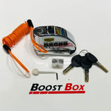 BIKEMASTER 6MM DISC LOCK WITH ALARM