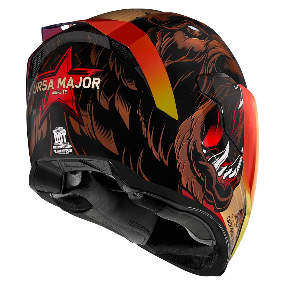 Icon Airflite URSA MAJOR GOLD Helmet – BOOST BOX PERFORMANCE