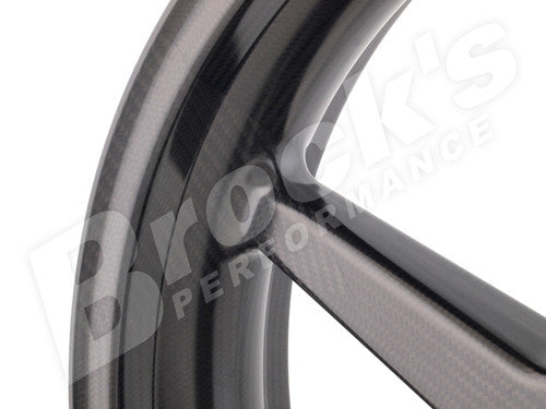 GSXR1000R 17-26 BST Rapid TEK عجلة أمامي كاربون مقاس 17 × 3.5 بوصة