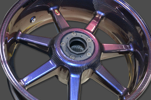 GSXR1000R 17-26 BST Rapid TEK عجلة أمامي كاربون مقاس 17 × 3.5 بوصة