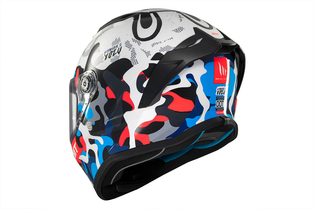 MT HELMETS من أم تي STINGER 2 YOZU A7 GLOSS خوذة فول فيس