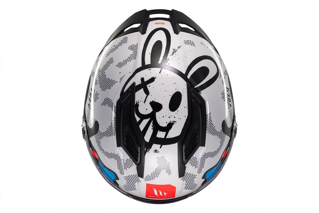 MT HELMETS STINGER 2 YOZU A7 GLOSS FULL FACE HELMET