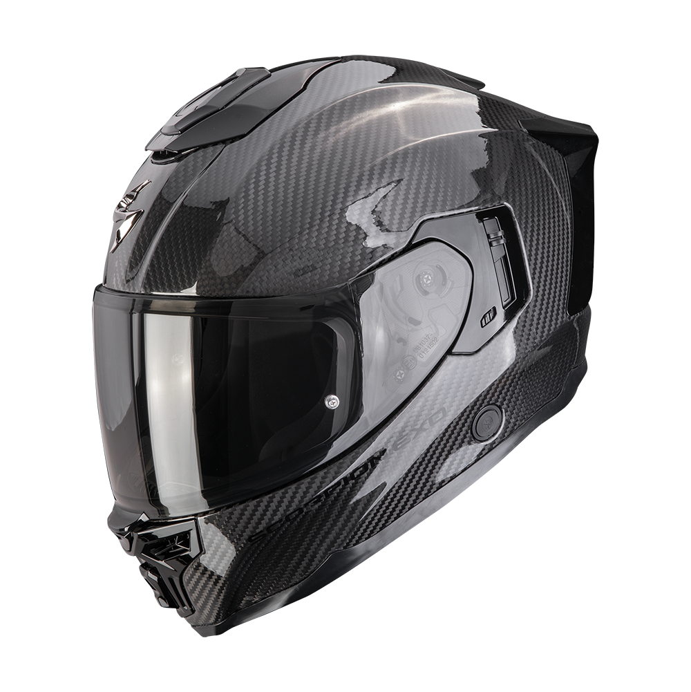 SCORPION EXO-1500 CARBON AIR SOLID Black FULL FACE HELMET