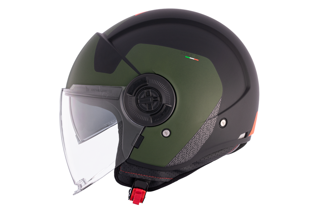 MT Viale SV S Beta A6 Matt Helmet – Urban Lightweight Open-Face Motorcycle Helmet