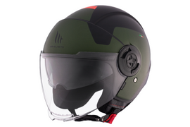 MT Viale SV S Beta A6 Matt Helmet – Urban Lightweight Open-Face Motorcycle Helmet