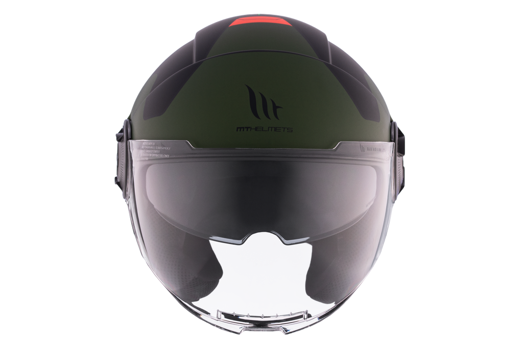 MT HELMETS من أم تي VIALE SV S SOLID BETA A6 MATT خوذة مفتوحة الوجه