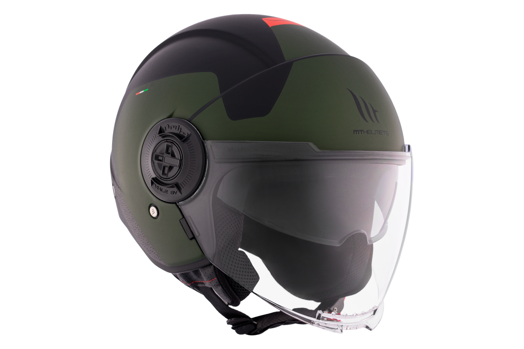 MT HELMETS من أم تي VIALE SV S SOLID BETA A6 MATT خوذة مفتوحة الوجه