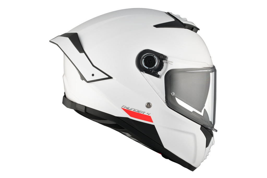 MT HELMETS من أم تي THUNDER 4 SV GLOSS WHITE خوذة فول فيس