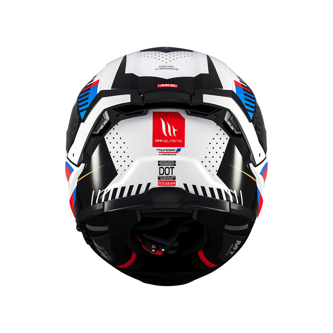 MT Thunder 4 SV Luminence A7 Gloss – ECE 22.06 Certified Full-Face Helmet – BOOST BOX PERFORMANCE