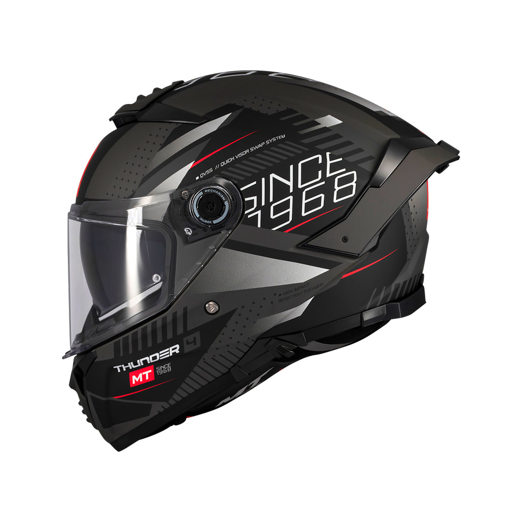 MT HELMETS من أم تي THUNDER 4 SV LUMINENCE D1 MATT خوذة فول فيس