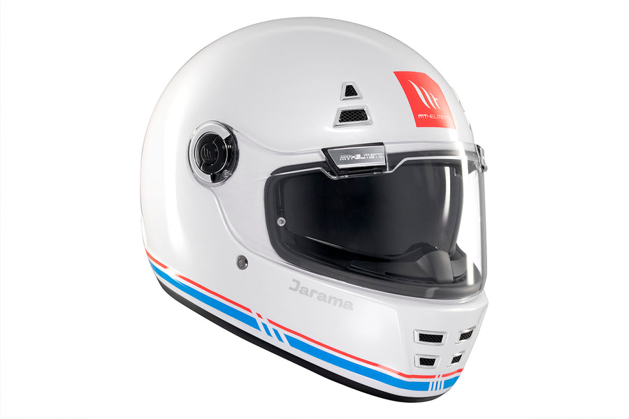 MT HELMETS JARAMA SV SOLID A7 GLOSS WHITE