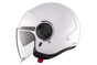 تحميل الصورة في عارض المعرض ، MT Viale SV S Gloss White Jet Helmet – Lightweight Urban Motorcycle Helmet with Sun Visor