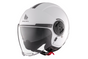 تحميل الصورة في عارض المعرض ، MT Viale SV S Gloss White Jet Helmet – Lightweight Urban Motorcycle Helmet with Sun Visor