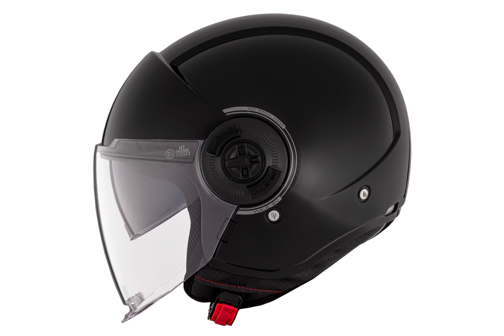 MT Viale SV S Jet Helmet Gloss Black – Lightweight Open-Face Motorcycle Helmet