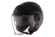 تحميل الصورة في عارض المعرض ، MT Viale SV S Jet Helmet Gloss Black – Lightweight Open-Face Motorcycle Helmet