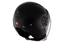 تحميل الصورة في عارض المعرض ، MT HELMETS من أم تي VIALE SV S SOLID A1 GLOSS BLACK خوذة مفتوحة الوجه