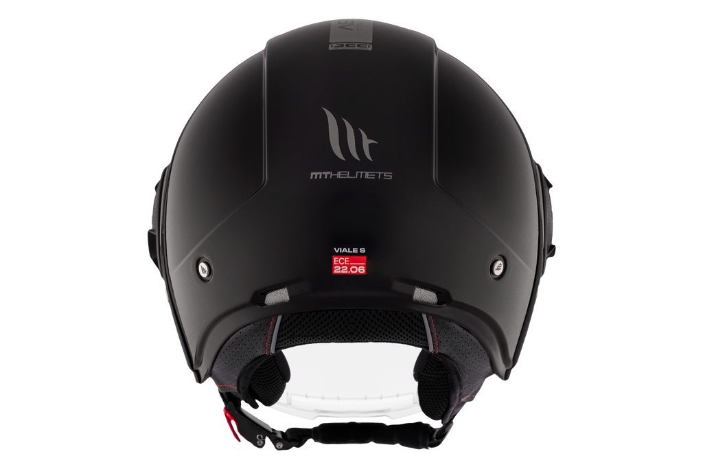 MT Viale SV S Jet Helmet Gloss Black – Lightweight Open-Face Motorcycle Helmet
