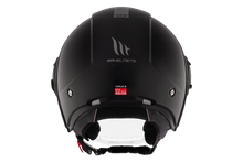 تحميل الصورة في عارض المعرض ، MT Viale SV S Jet Helmet Gloss Black – Lightweight Open-Face Motorcycle Helmet