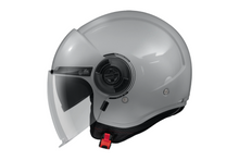 تحميل الصورة في عارض المعرض ، MT Viale SV S Jet Helmet Gloss Grey – Lightweight Urban Open-Face Motorcycle Helmet