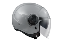 تحميل الصورة في عارض المعرض ، MT Viale SV S Jet Helmet Gloss Grey – Lightweight Urban Open-Face Motorcycle Helmet