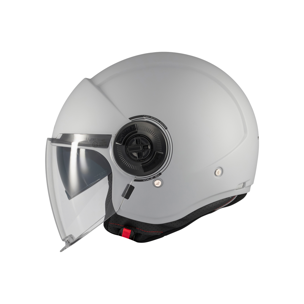 MT Viale SV S Jet Helmet matt Grey – Lightweight Urban Open-Face Motorcycle Helmet