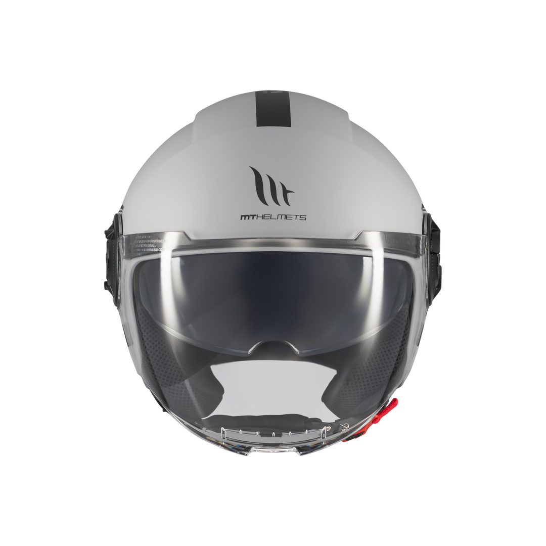 MT HELMETS من أم تي VIALE SV S SOLID A12 MATT GREY خوذة مفتوحة الوجه