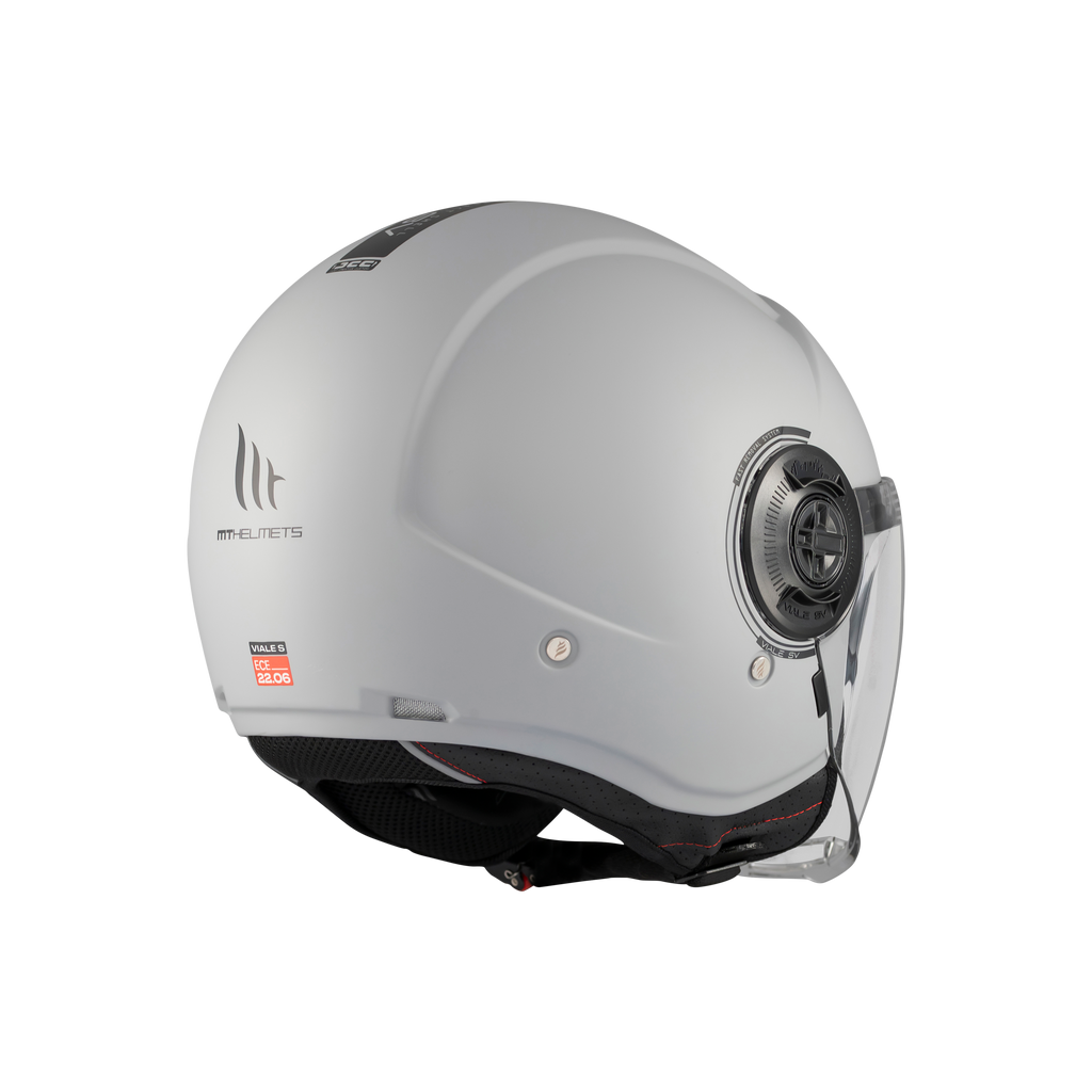 MT HELMETS من أم تي VIALE SV S SOLID A12 MATT GREY خوذة مفتوحة الوجه