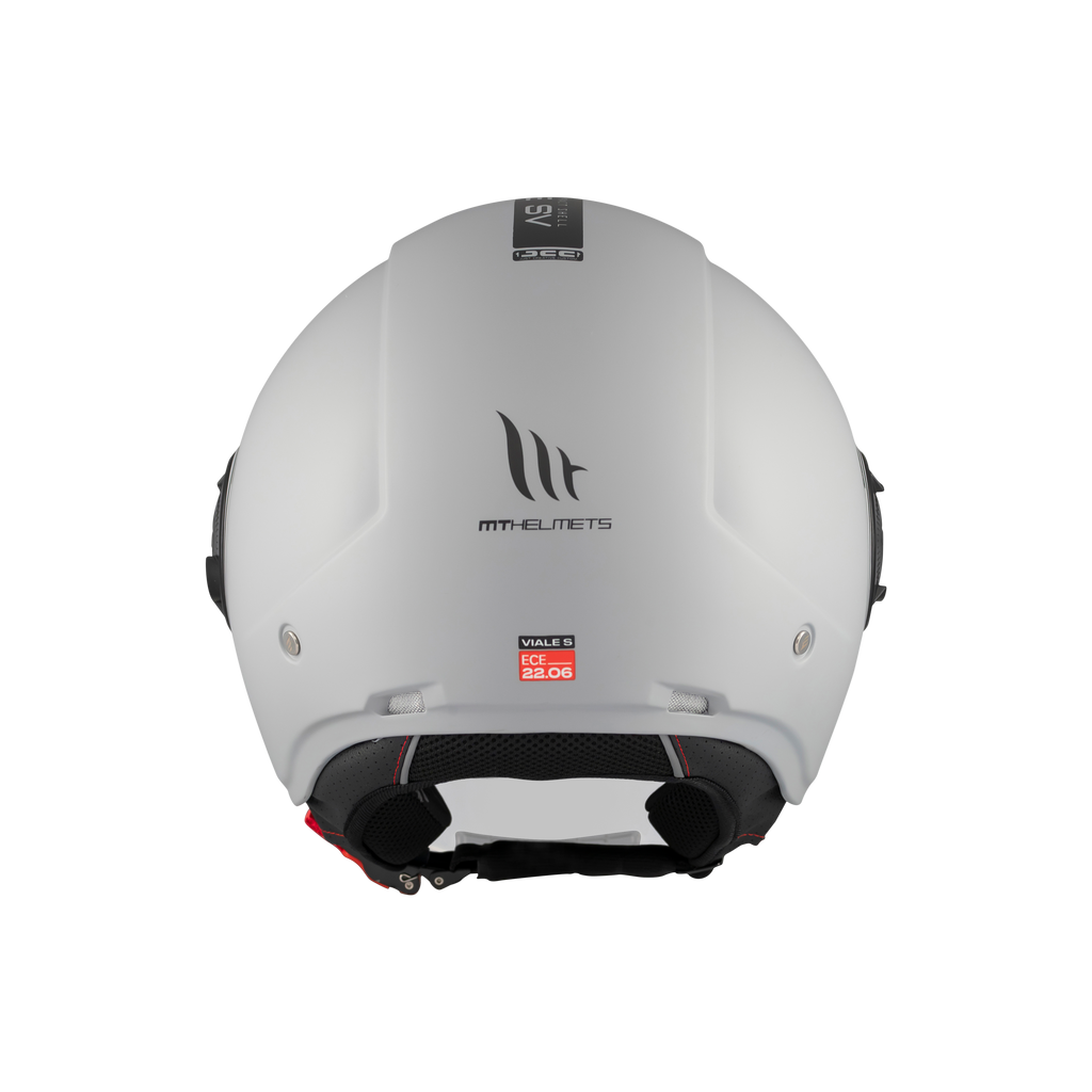MT HELMETS من أم تي VIALE SV S SOLID A12 MATT GREY خوذة مفتوحة الوجه