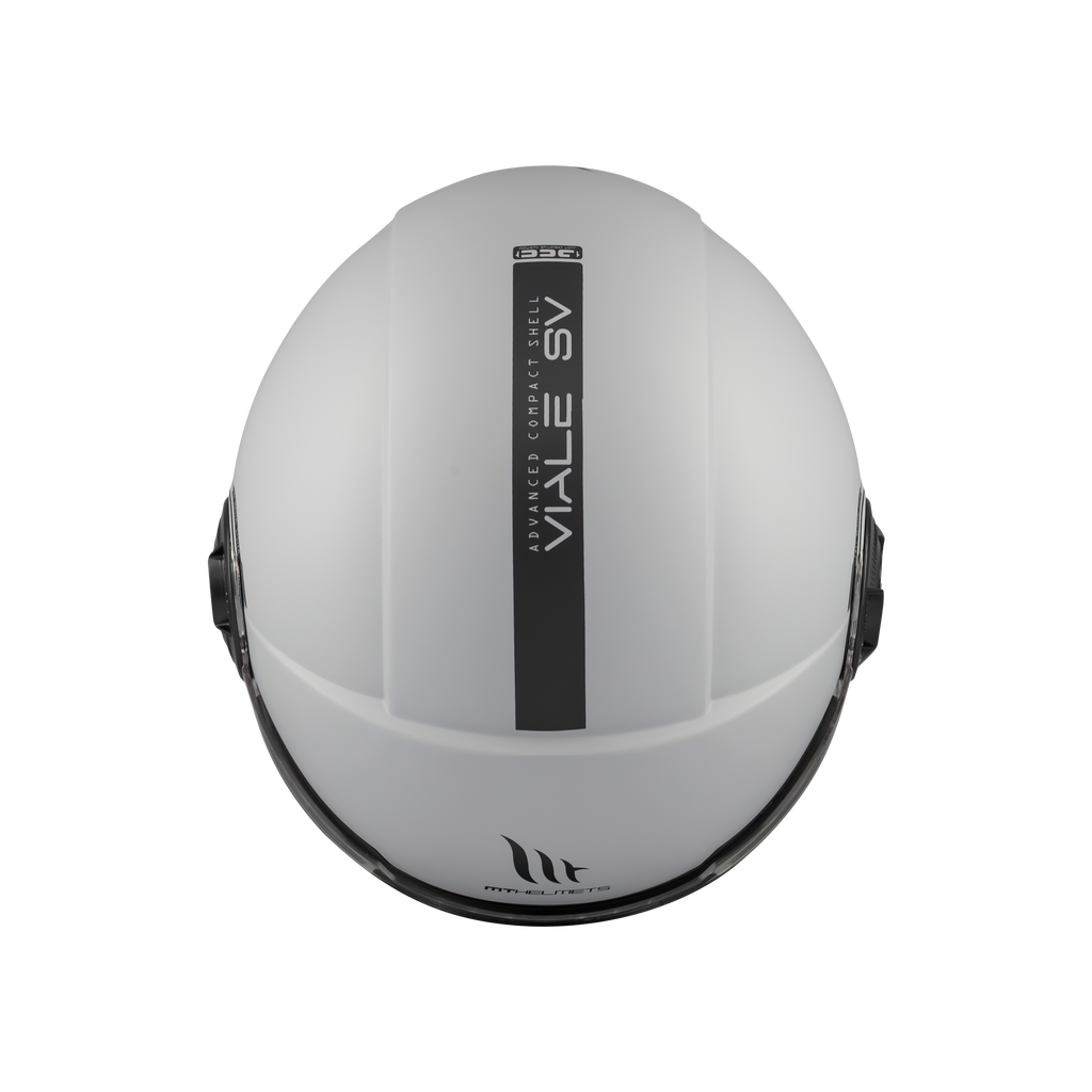 MT HELMETS من أم تي VIALE SV S SOLID A12 MATT GREY خوذة مفتوحة الوجه