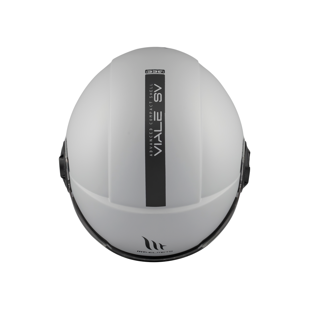MT HELMETS من أم تي VIALE SV S SOLID A12 MATT GREY خوذة مفتوحة الوجه