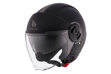 تحميل الصورة في عارض المعرض ، MT HELMETS من أم تي VIALE SV S SOLID A1 MATT BLACK خوذة مفتوحة الوجه