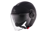 MT HELMETS من أم تي VIALE SV S SOLID A1 MATT BLACK خوذة مفتوحة الوجه