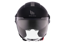 تحميل الصورة في عارض المعرض ، MT HELMETS من أم تي VIALE SV S SOLID A1 MATT BLACK خوذة مفتوحة الوجه