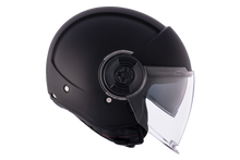 تحميل الصورة في عارض المعرض ، MT HELMETS من أم تي VIALE SV S SOLID A1 MATT BLACK خوذة مفتوحة الوجه