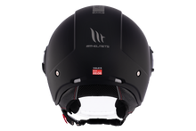 تحميل الصورة في عارض المعرض ، MT HELMETS من أم تي VIALE SV S SOLID A1 MATT BLACK خوذة مفتوحة الوجه