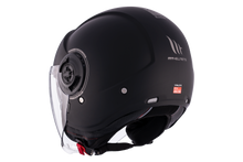 تحميل الصورة في عارض المعرض ، MT HELMETS من أم تي VIALE SV S SOLID A1 MATT BLACK خوذة مفتوحة الوجه