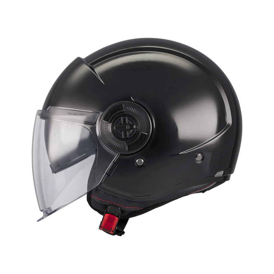 MT HELMETS VIALE SV S PURE A1 GLOSS OPEN FACE HELMET