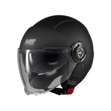 MT HELMETS VIALE SV S PURE A1 MATT OPEN FACE HELMET