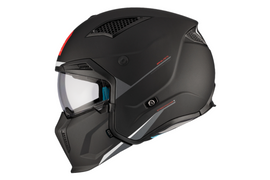 MT Streetfighter SV S Helmet in Gloss Black – 4-in-1 Modular Street Style Design